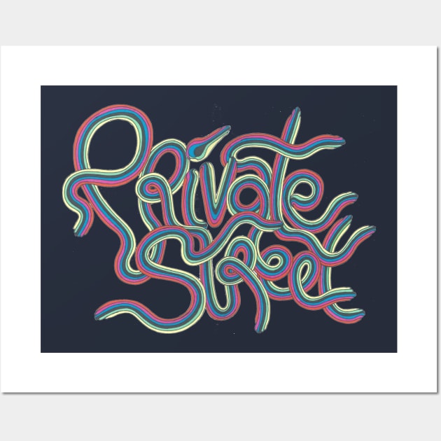 PStreet Logo Wall Art by PrivateStreetComedy